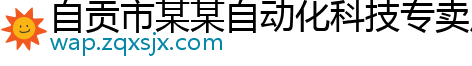 自贡市某某自动化科技专卖店